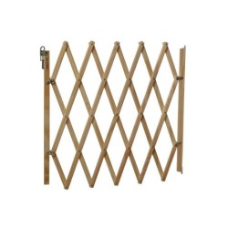 Barrière extensible pour animaux, NORDLINGER, L.60 x 110 cm bois naturel