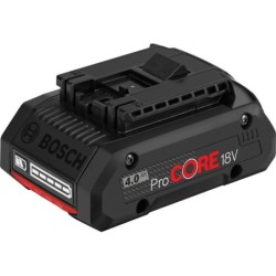 Batterie BOSCH PROFESSIONAL, 18 V, 4.0 Ah Core lithium-ion