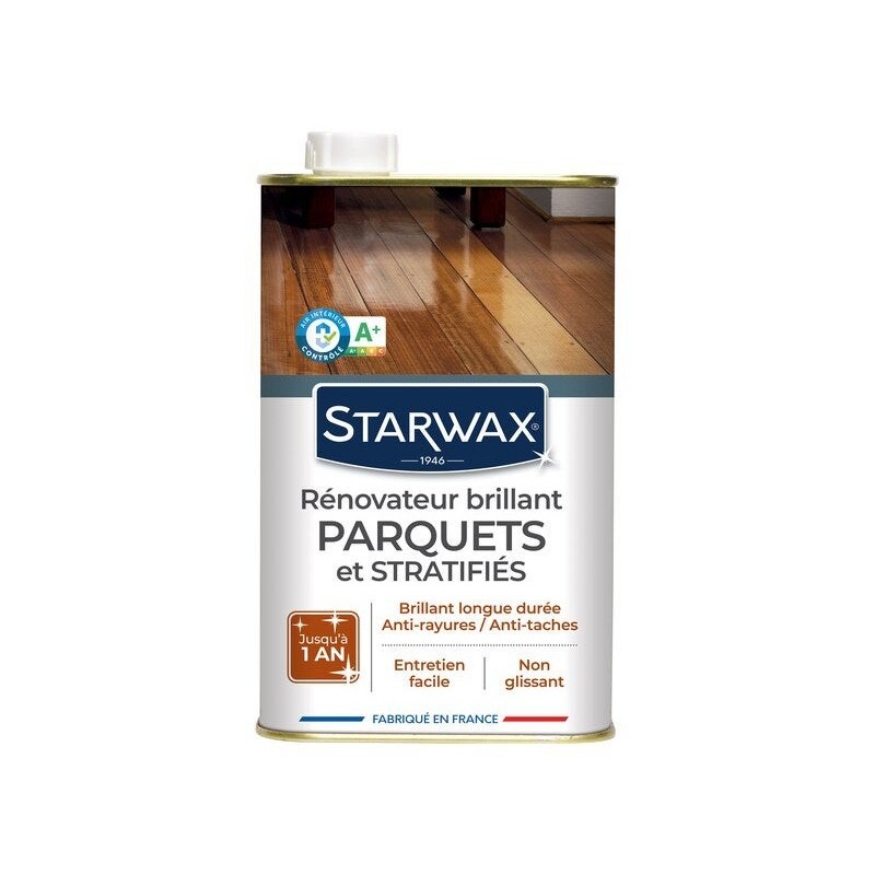 Rénovateur Brillant Parquet Et Stratifié Starwax 1 L