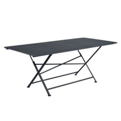 Table de jardin FERMOB Cargo rectangulaire noir 8 personnes