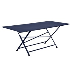 Table de jardin FERMOB Cargo rectangulaire bleu 8 personnes