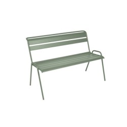 Banc de jardin FERMOB Monceau en acier vert