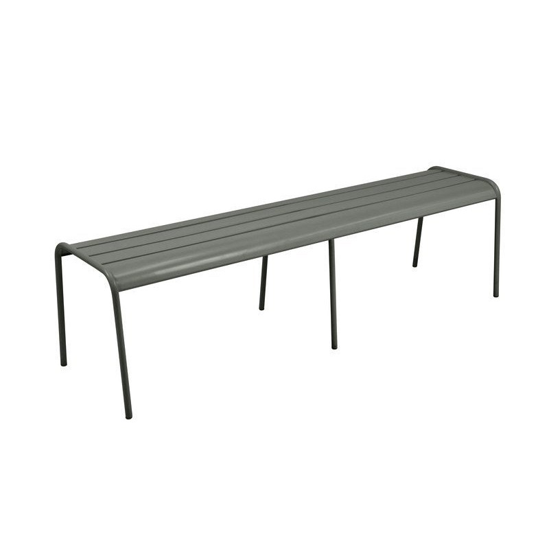 Banc de jardin FERMOB Monceau en acier vert