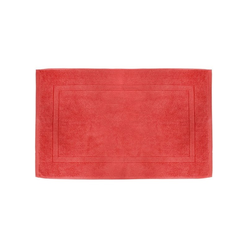 Tapis de bain l.50 x L.80 cm rouge, Terry SENSEA