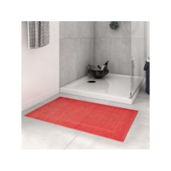 Tapis de bain l.50 x L.80 cm rouge, Terry SENSEA