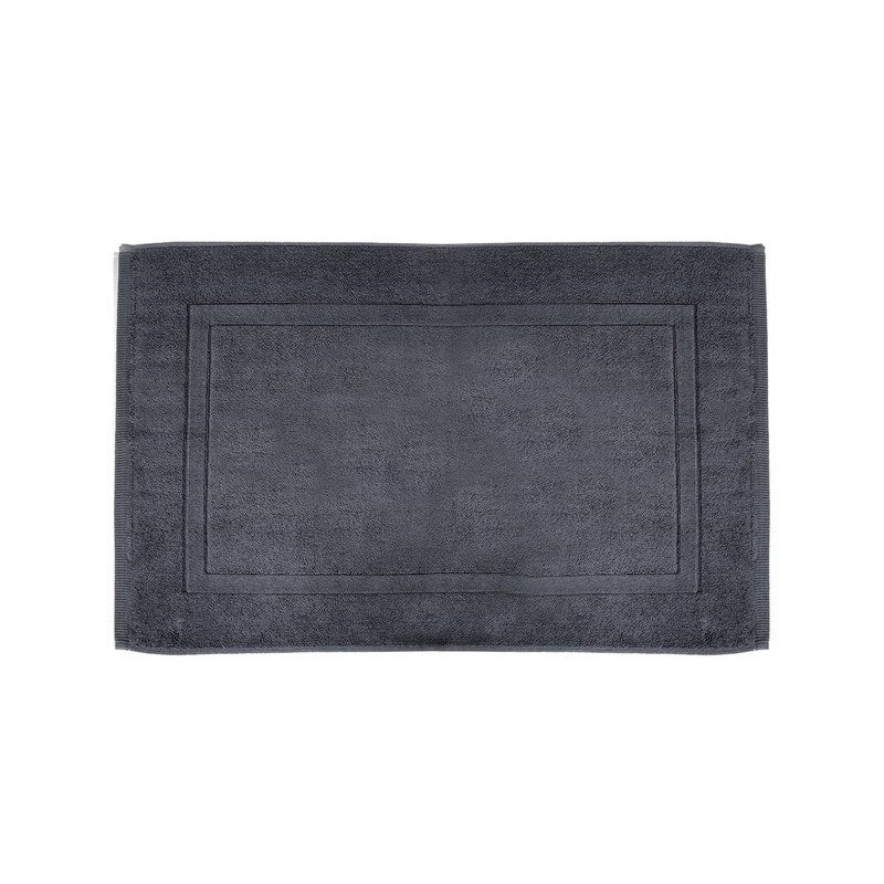 Tapis de bain l.50 x L.80 cm gris, Terry SENSEA