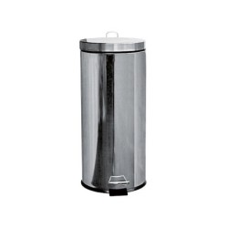 Poubelle De Cuisine 30 L À Pédale Frandis Métal Inox