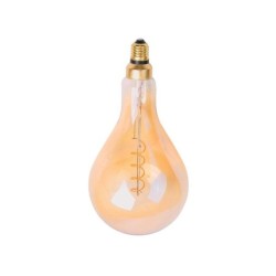 Ampoule ps160 led fil flex ambre e27 4w 2100k XXCELL