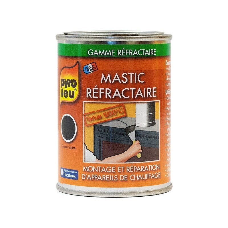 Mastic réfractaire, PYROFEU, 450 g