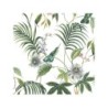 Papier peint intissé colibri tropical Adila, vert