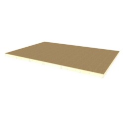 Plancher en bois DECOR ET JARDIN Como, l.114 x P.360 cm LDD