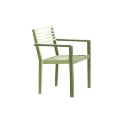 Fauteuil de jardin DCB GARDEN Gaston en aluminium vert