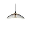 Suspension 1x e27 rotin noir / naturel SEYNAVE Kasteli D.65 cm