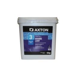 Brome lent piscine AXTON, pastille 5 kg