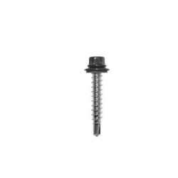 Kit De 25 Fixations, L.35 Mm Anthracite Ral 7024 Bol-Fixations