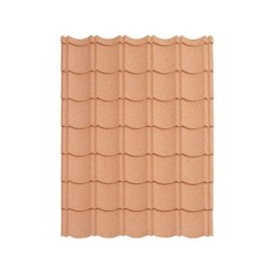 Plaque Aspect Tuile Easy Tuile Acier Terracotta L.0.86 X L.1.14 M Standard