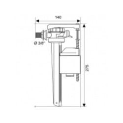 Robinet Flotteur Servo Valve À Tête Rotative Wirquin