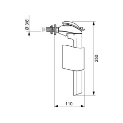 Robinet Flotteur Compact Servo-Valve Silencieux Wirquin