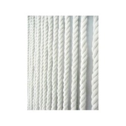 Rideau Portiere Cordage 90X200 Blanc