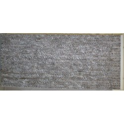 Rideau Portiere Chenilles Gris Chine 90X220