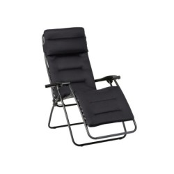 Relax de jardin LAFUMA MOBILIER Relax clip air comfort en acier gris / argent