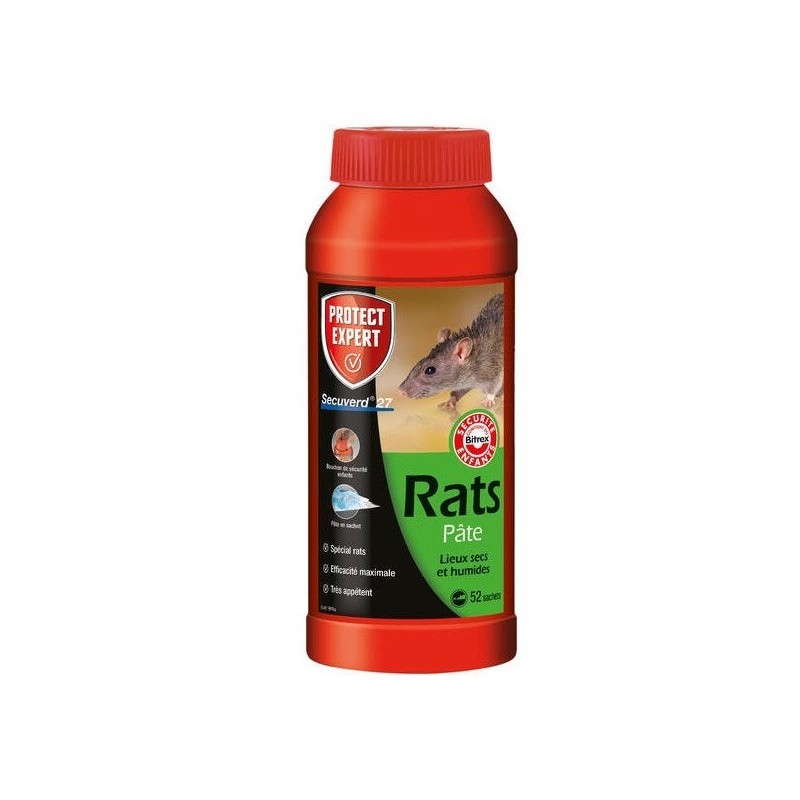 Pâte anti-rats PROTECT EXPERT, 520g