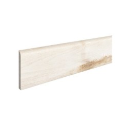 Lot de 2 plinthes Mikado blanc H.7.5 x L.90 cm x Ep.9 mm