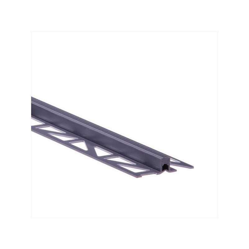 Joint De Dilatation Et Fractionnement Sol Gris Moyen Mat Pvc L.250 Cm X Ep.11 Mm