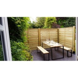 Panneau Droit Mia Forest Style, L.180 X H.180 Cm, Naturel