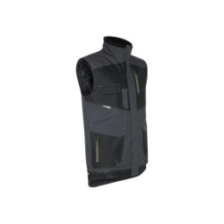 Gilet Sans Manche Ali Gris/Noir Taille S