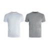 Lot De 2 Tee-Shirts De Travail Bicolore Blanc / Gris, Taille M, Kapriol