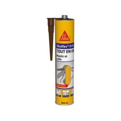 Mastic colle Sikaflex 11FC, SIKA, 300 ml marron