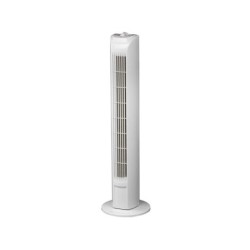 Colonne d'air à poser, EQUATION, tower blanc, Diam. 75 cm, 45 W