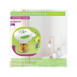 Diffuseur électrique avec recharge liquide citronnelle, ACTO