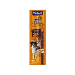 Friandise chien beef stick superfood carot/graine chia 25g , VITAKRAFT