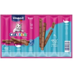 Friandise chat stick mini saumon x6 , VITAKRAFT