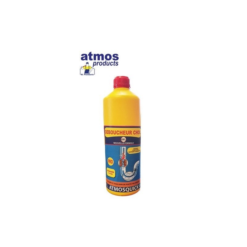 Déboucheur industriel toutes pièces 1314, ATMOS, 1 L