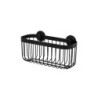 Panier de bain / douche a visser, noir, Neo