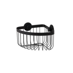 Panier de bain / douche a visser, noir, Neo