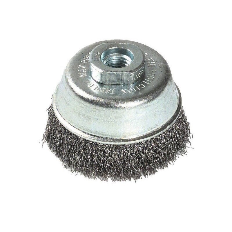 Brosse coupe meuleuse pour métal TIVOLY, Diam.90 mm