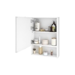 Armoire De Toilette L. 50 Cm, Blanc, Sensea Easy