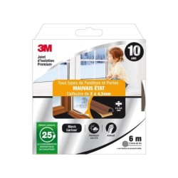 Joint De Porte Et Fenêtre Universel Mauvais Etat Premium 3M 2 À 4,5Mmx6M Marron