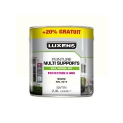 Peinture multimatière LUXENS blanc satiné 2.4 l