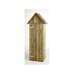 Armoire de jardin bois Hardelot bois, L.70.3 X H.181.8 X P.54.5 Cm