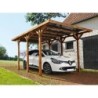 Carport bois enzo 1 voiture, 13.18 M²