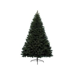 Sapin artificiel vert canada 210cm d140 1400 pointes pied métal d56