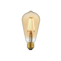 Ampoule décorative led à filament ambré Edison E27,  LEXMAN, 40 W