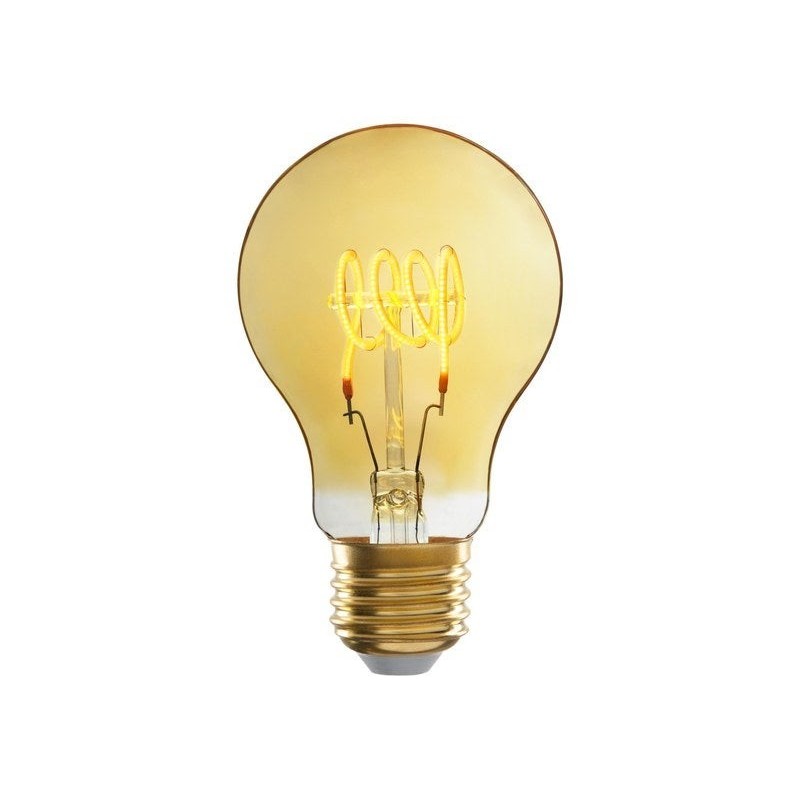 Ampoule décorative led à filament ambré standard E27 5 W, LEXMAN