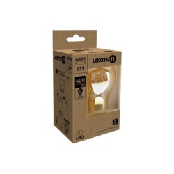 Ampoule décorative led à filament ambré standard E27 5 W, LEXMAN