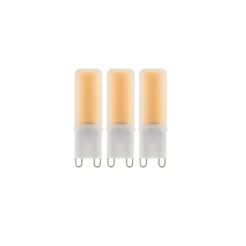 3 ampoules led à filament dépoli capsule G9 25 W, LEXMAN